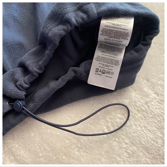 Columbia Fleece Long Sleeve Cropped Sweater Top - Picture 7 of 8